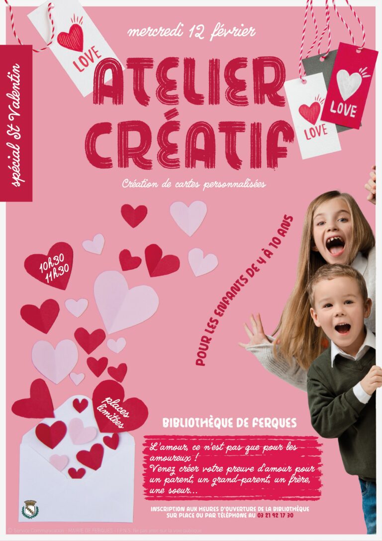 Lire la suite à propos de l’article ATELIER CRÉATIF : SPÉCIAL ST VALENTIN